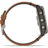 Часы GARMIN FENIX 7X SAPPHIRE SOLAR TITANIUM WITH A CHESTNUT LEATHER STRAP 11166